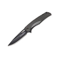 BOKER Black Carbon Klapptaschenmesser Griff aus 440A-Edelstahl-Kohlefaser