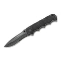 BOKER Black Spear Taschenmesser, Griff aus schwarz beschichtetem 440A-Edelstahl und Aluminium