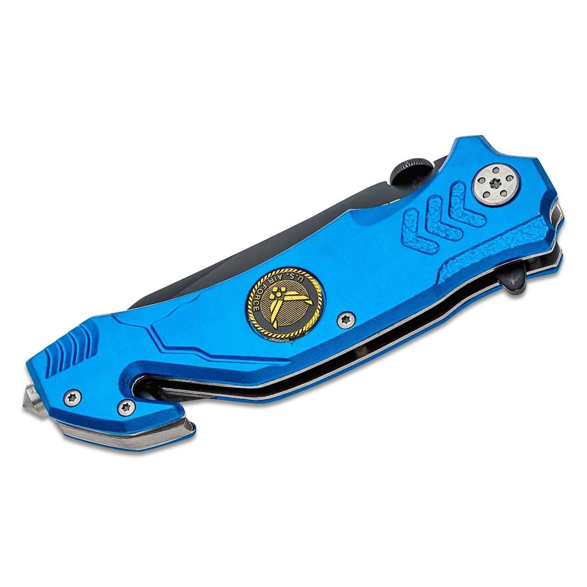 Böker Marken-Klapptaschenmesser Air Force Rescue Stahl 440A Aluminiumgriff