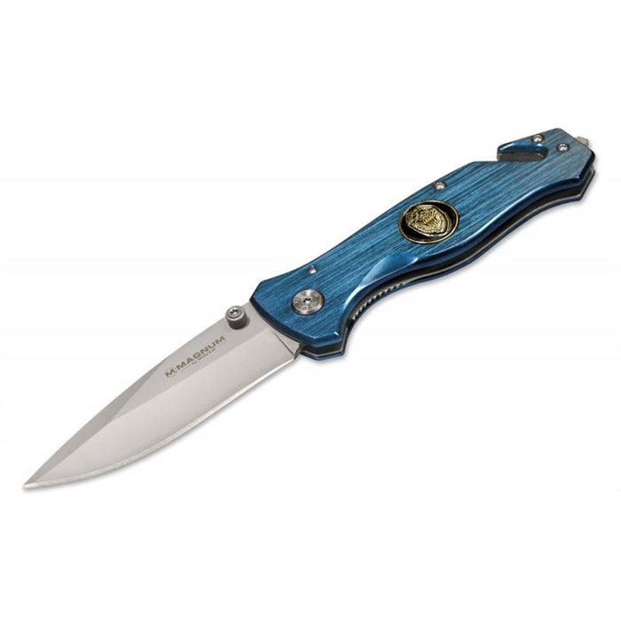 Boker Brand folding pocket knife Law Enforcement uncoated stainless steel 440A - GoMilitar