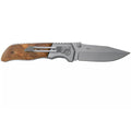 Böker Brand Forest Ranger Taschenmesser, klappbarer Holzgriff, 7Cr17MoV-Stahl