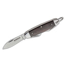 BOKER Classic Pocket Steel knife with rosewood handle, 440A stainless steel blade, and built-in lanyard ring.