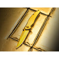 Böker Gold Finger-Klapptaschenmesser aus eloxiertem Edelstahl 440A Linerlock
