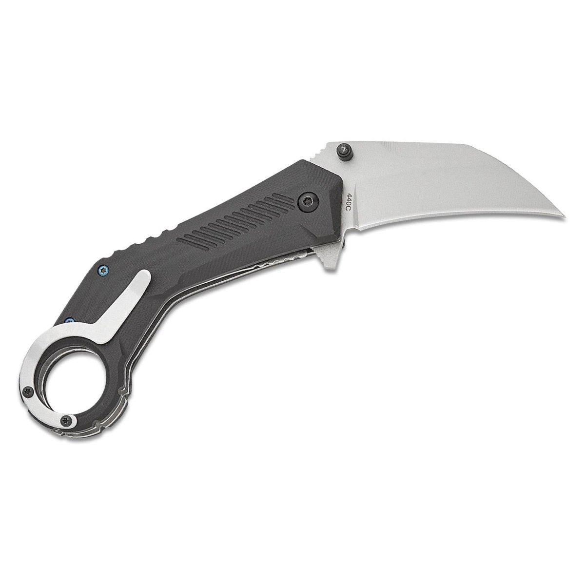 Böker Magnum Velcon taktisches Taschenmesser Hawkbill 440C Stahlklinge G10 Griff