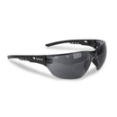 Bolle NESS Tactical Glasses Durable Black Frame Smoke Lens UV Protection - GoMilitar