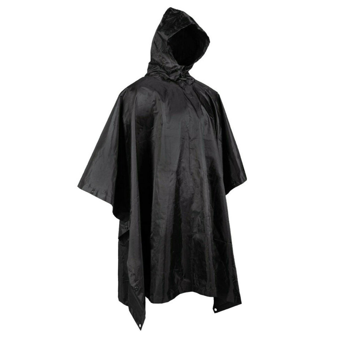 Marke armee stil wasserdicht regen RipStop poncho cape military Schwarz