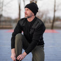 Marke Mil-Tec Beanie Strickmütze Strickmütze THINSULATE™ Schwarze Wintermütze Einheitsgröße