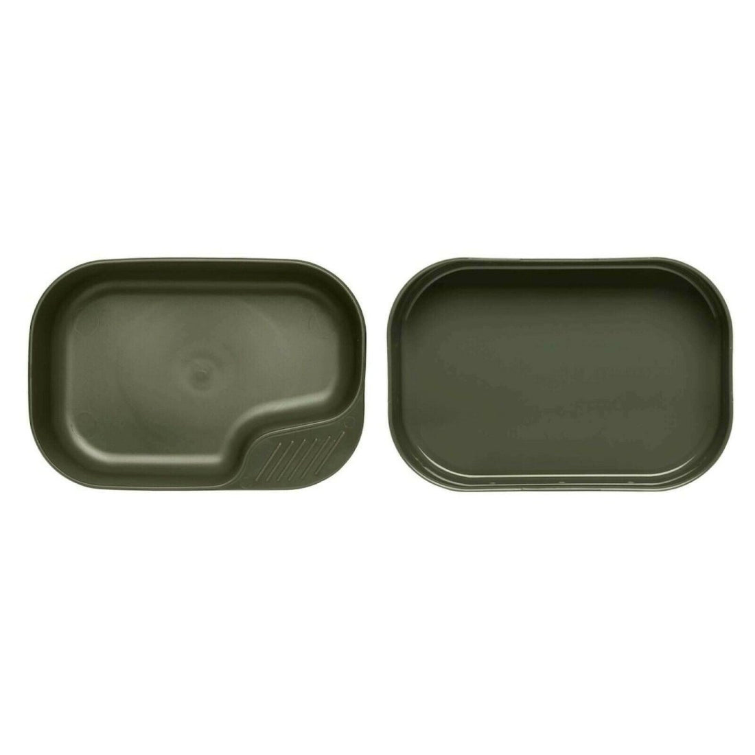Marke Swedish Wildo Camp nur eine Box Olivgrünes Camping-Set mit Tellern, leicht