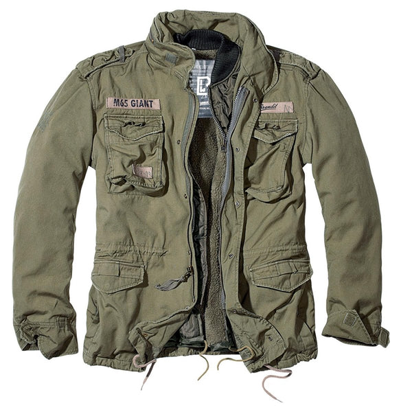 Brandit Classic M65 Giant Jacke Military Vintage Style herausnehmbares Innenfutter oliv
