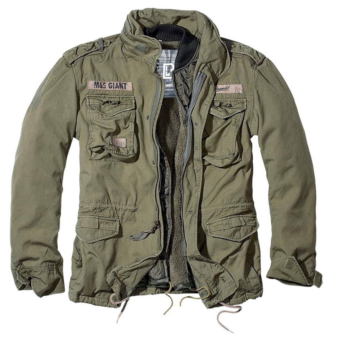 Brandit Classic M65 Giant Jacke Military Vintage Style herausnehmbares Innenfutter oliv