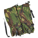 British Army gaiters in DPM Woodland camouflage with durable steel wire straps and zip closure for wet weather protection