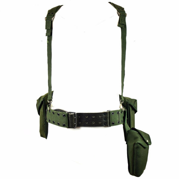 Original schwedische Armee Webbing Rig System 304 taktischer Gürtel H-Straps Hosenträger