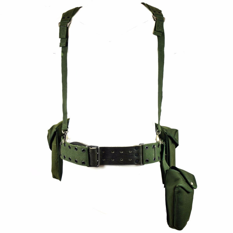 Original schwedische Armee Webbing Rig System 304 taktischer Gürtel H-Straps Hosenträger