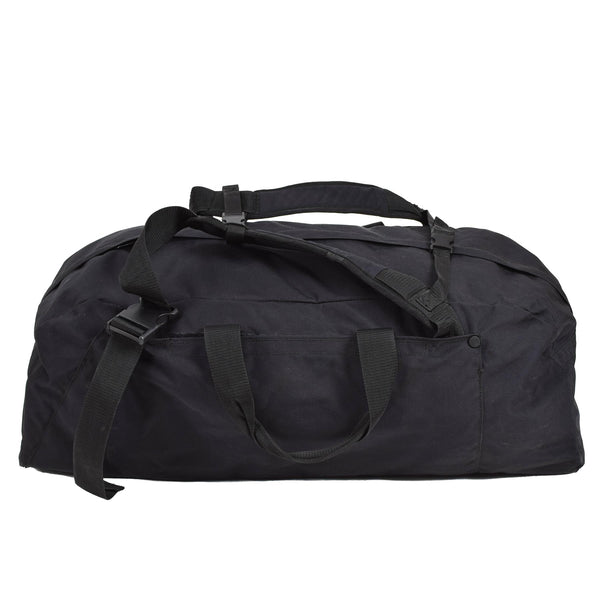 Original niederländische Militär-Reisetasche, Sporttasche, Reiserucksack, schwarz