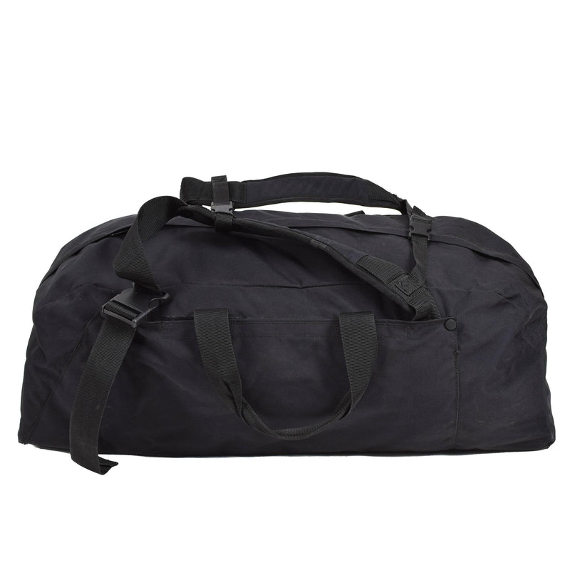Original niederländische Militär-Reisetasche, Sporttasche, Reiserucksack, schwarz