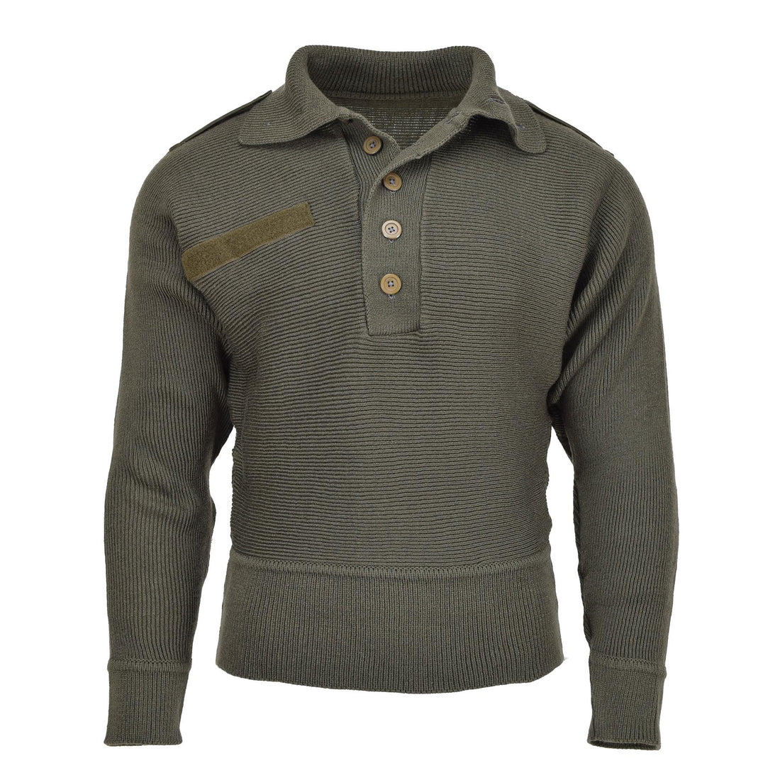 Original Österreichischer Militär Alpenpullover atmungsaktiv verstärkter Strickpullover