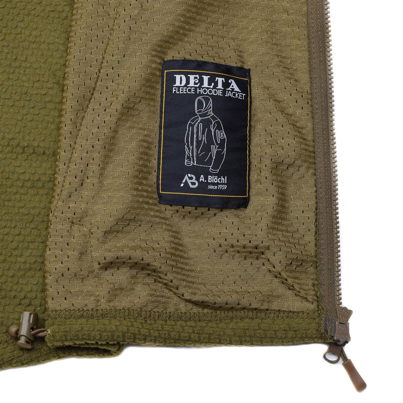 A. Blochl Militärjacke im Military-Stil mit Kapuze und Thermofleece verstärkt Coyote NEU