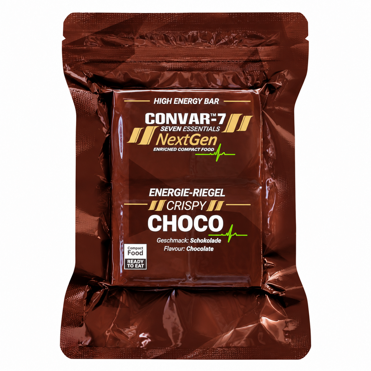 CONVAR-7 NextGen Energieriegel, 120 g, langlebige Notfallnahrung, verschiedene Geschmacksrichtungen