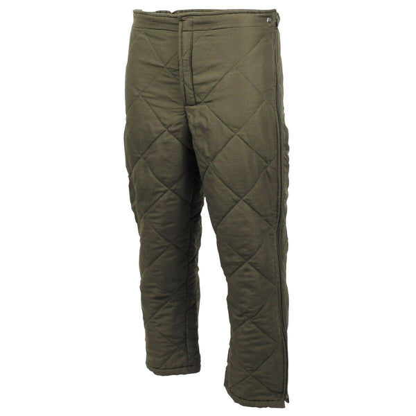 Echte österreichische Armee Hosenfutter Wärmer olivgrün Thermohose Leggings