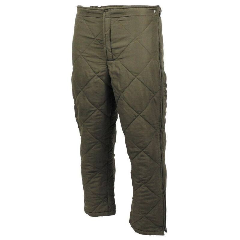 Echte österreichische Armee Hosenfutter Wärmer olivgrün Thermohose Leggings