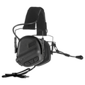 EARMOR M32X PLUS Elektronischer Gehörschutz ARC Rail Helm-Headset Schwarz