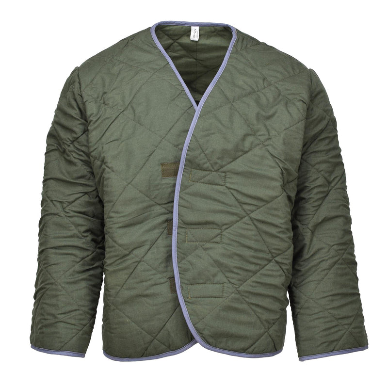 Original tschechisches Militär, olivfarbenes Thermofutter, Jackenfutter, warm, kaltes Wetter, NEU