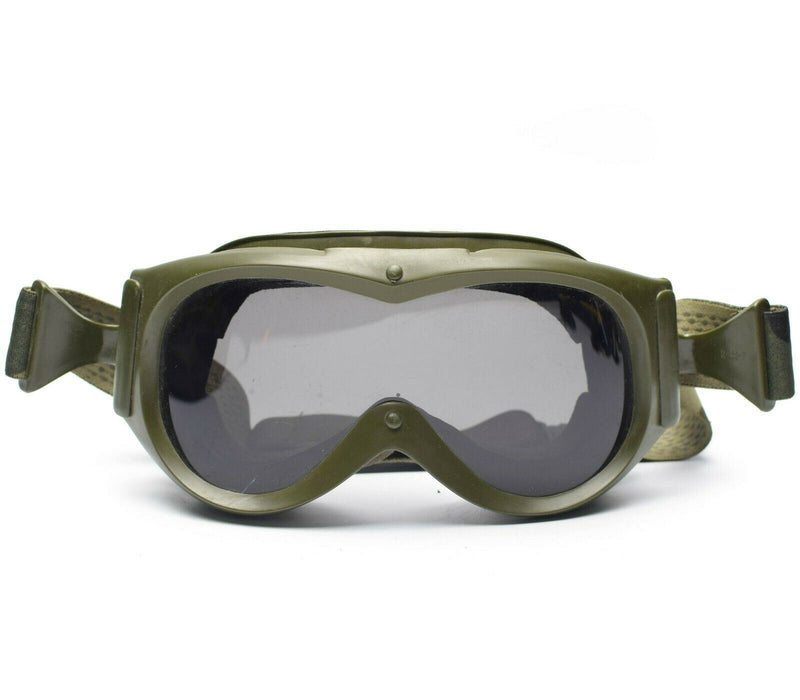 Echte Panzerschutzbrille der französischen Armee, Augenschutz, Militär, Sonne, Sand, Wind