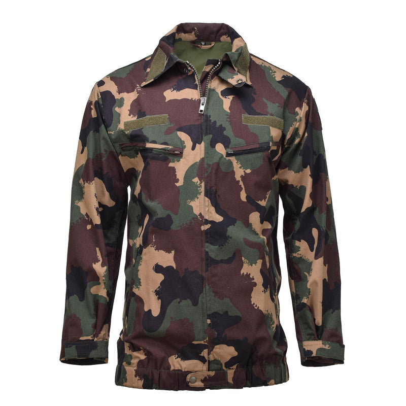 Original ungarische Militär Feldjacke M1990 vierfarbige Waldhemden NEU