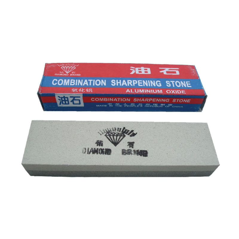 Schleifstein hochwertiger Aluminiumoxid-Stein doppelseitig Vintage NEU