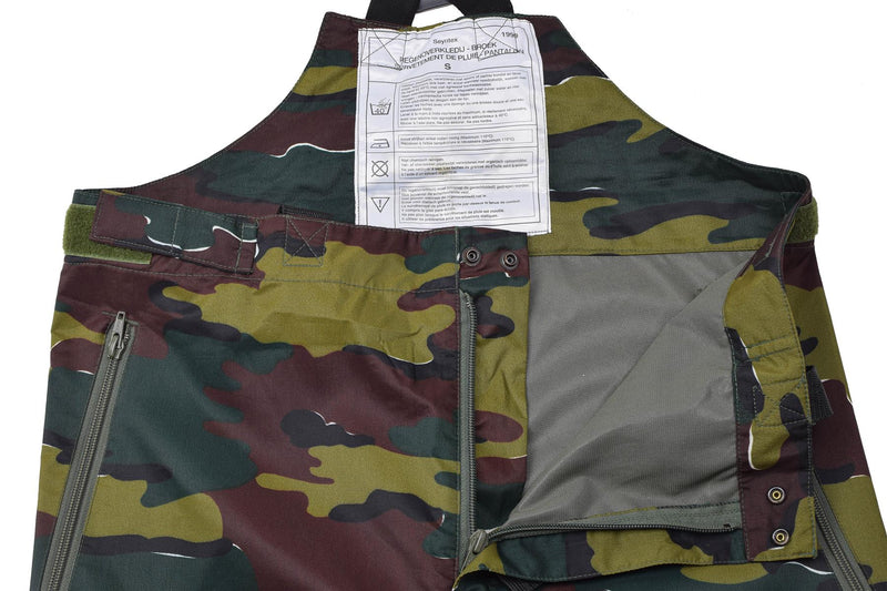 Original belgische Militär wasserdichte Hose Jigsaw Camo Seyntex Regenhose