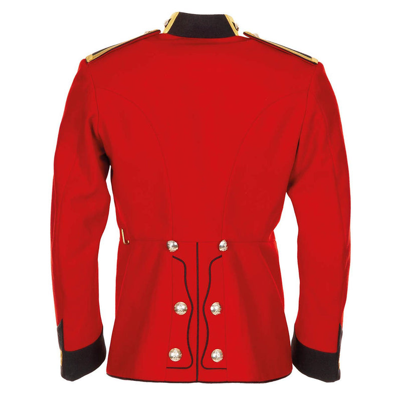 Original britische Militärjacke, Tunika, rotes Kleid, Kavallerie, Rettungsschwimmer, Soldaten, NEU