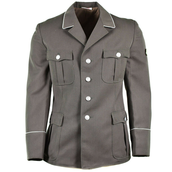 Original Deutsche NVA Armee Uniformjacke Offiziersuniform Grau Militär NEU