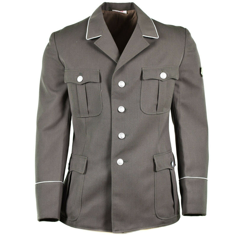 Original Deutsche NVA Armee Uniformjacke Offiziersuniform Grau Militär NEU
