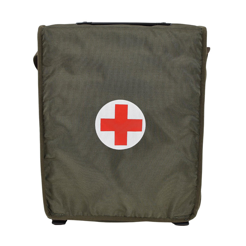 Original Österreichisches Bundesheer Erste Hilfe Tasche Schultertasche oliv Arzt Medizin Survival NEU