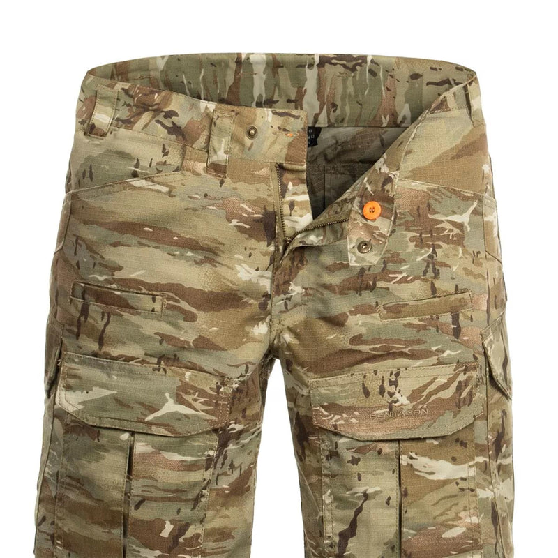 PENTAGON Lycos Kurze Hose Ripstop Bermuda dreifach genäht verstärkte Taschen