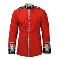 Echte britische Armeejacke, Uniform, Tunika, rotes Kleid, scharlachrote Gardekavallerie