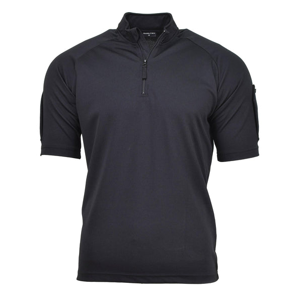 Echtes britisches funktionelles Polizei-T-Shirt, atmungsaktives Activewear-Shirt, schwarzes Hemd, NEU