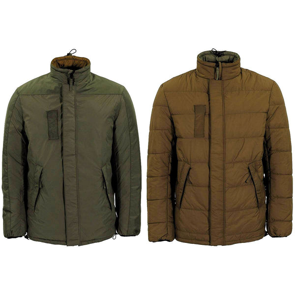 Thermo-Wendejacke der niederländischen Armee, Olive OD Coyote, Softie für kaltes Wetter, NEU