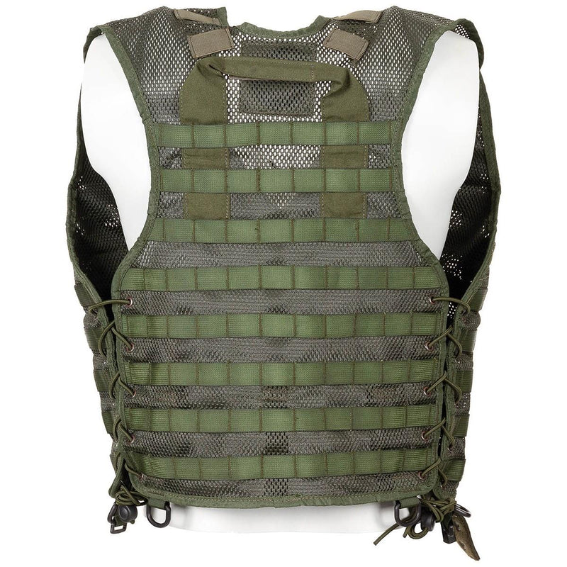 Original niederländische Militärweste, nur grüne taktische Kampfausrüstung, Molle-System
