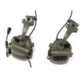 EARMOR M16A ARC Helmschienenadapter PLUS-Serie Gehörschutz Coyote Brown