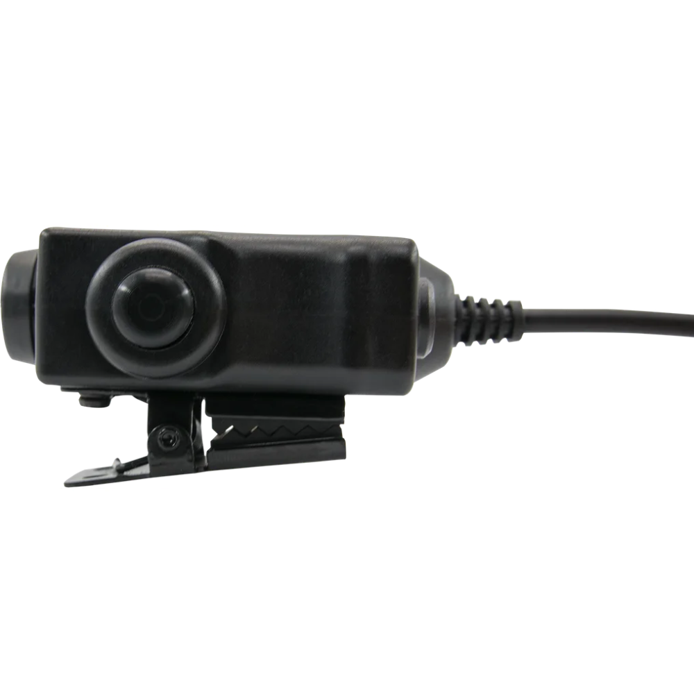 EARMOR M51 PTT-Kommunikationsadapter Kenwood 2-Pin-Funkanschluss Schwarz