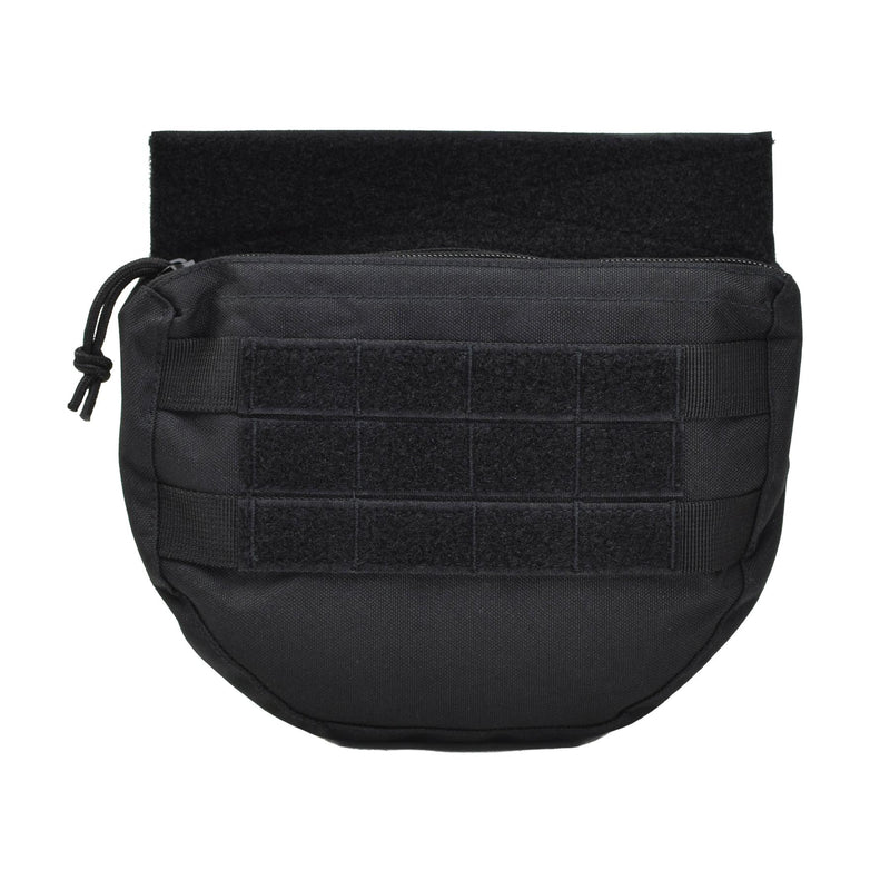 MIL-TEC Dropdown-Tasche klein taktische Mehrzwecktasche Frontpanel Molle Typ schwarz