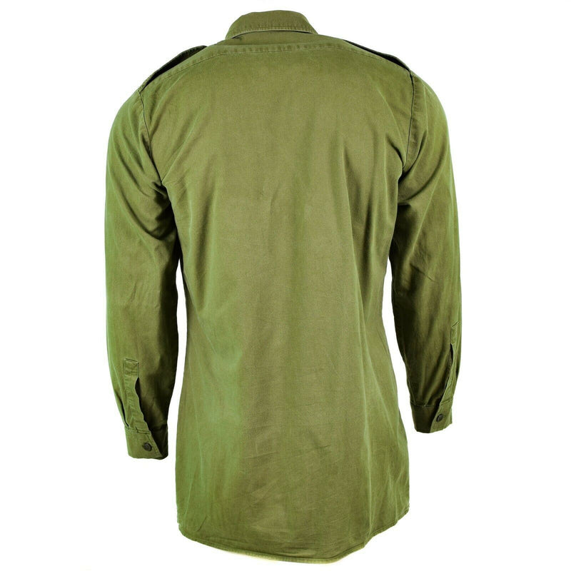 Original britisches Armeehemd OD Green Militärdienst Langarm BDU