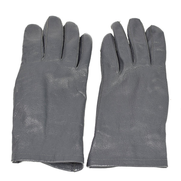 Originale Bundeswehr Lederhandschuhe grau taktische Militär Überschussware