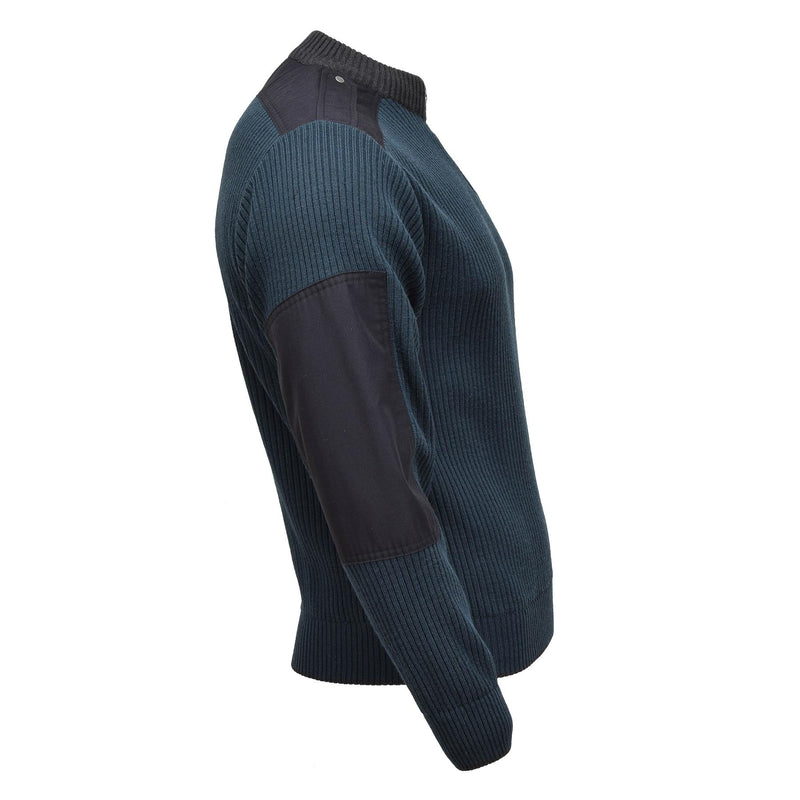 Original niederländischer Militärpullover, Wintersportpullover, Pullover für kaltes Wetter, blau