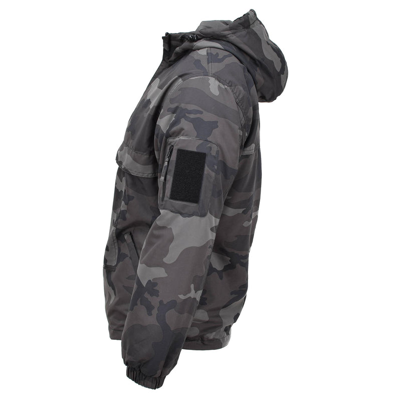 MIL-TEC Anorak Sportjacke leichte CCE Nachttarnung Kapuzensportbekleidung