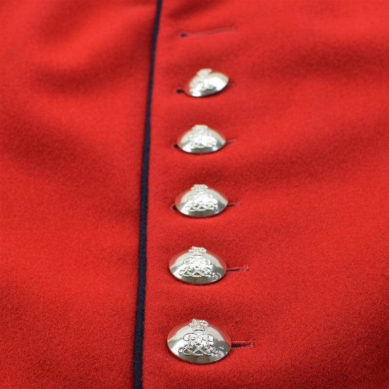 Original britische Militärjacke, Tunika, rotes Kleid, Kavallerie, Rettungsschwimmer, Soldaten, NEU