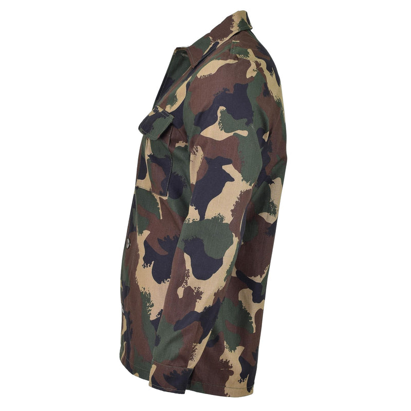 Original ungarische Armee Kampf Feld Bluse Camouflage Shirt Militär Überschuss NEU