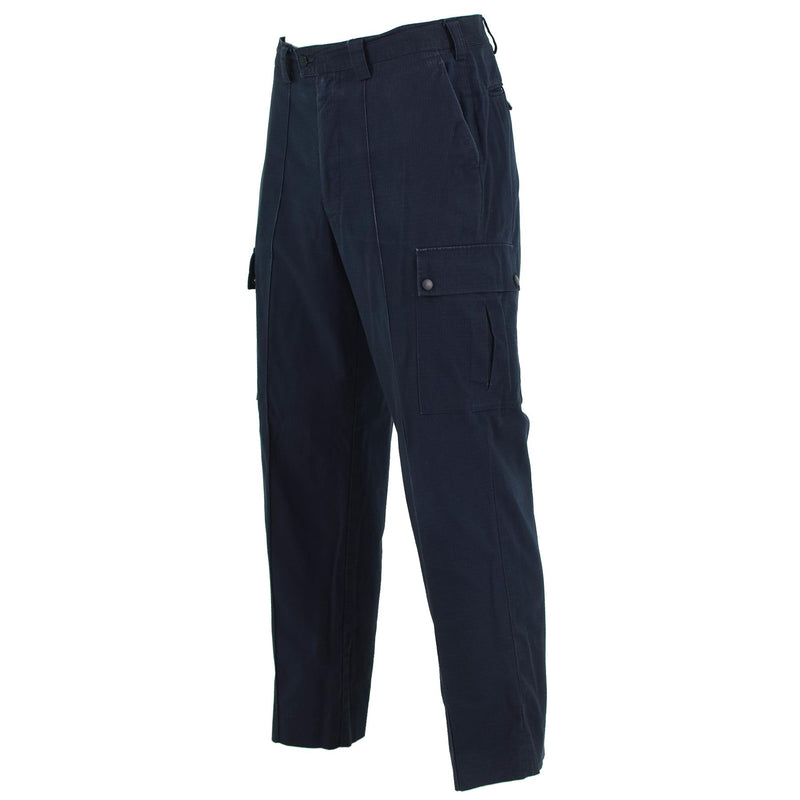 Original britische Polizeihose blau Ripstop strapazierfähige Uniformhose Überschuss