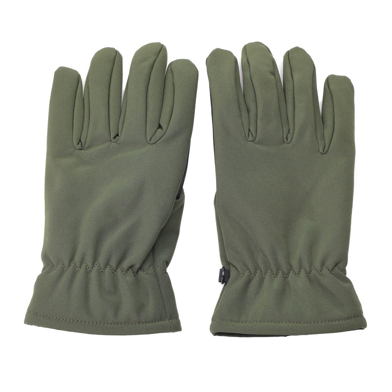 Mil-Tec Handschuhe Softshell THINSULATE™ Futter Olive Winter Herren OD green military